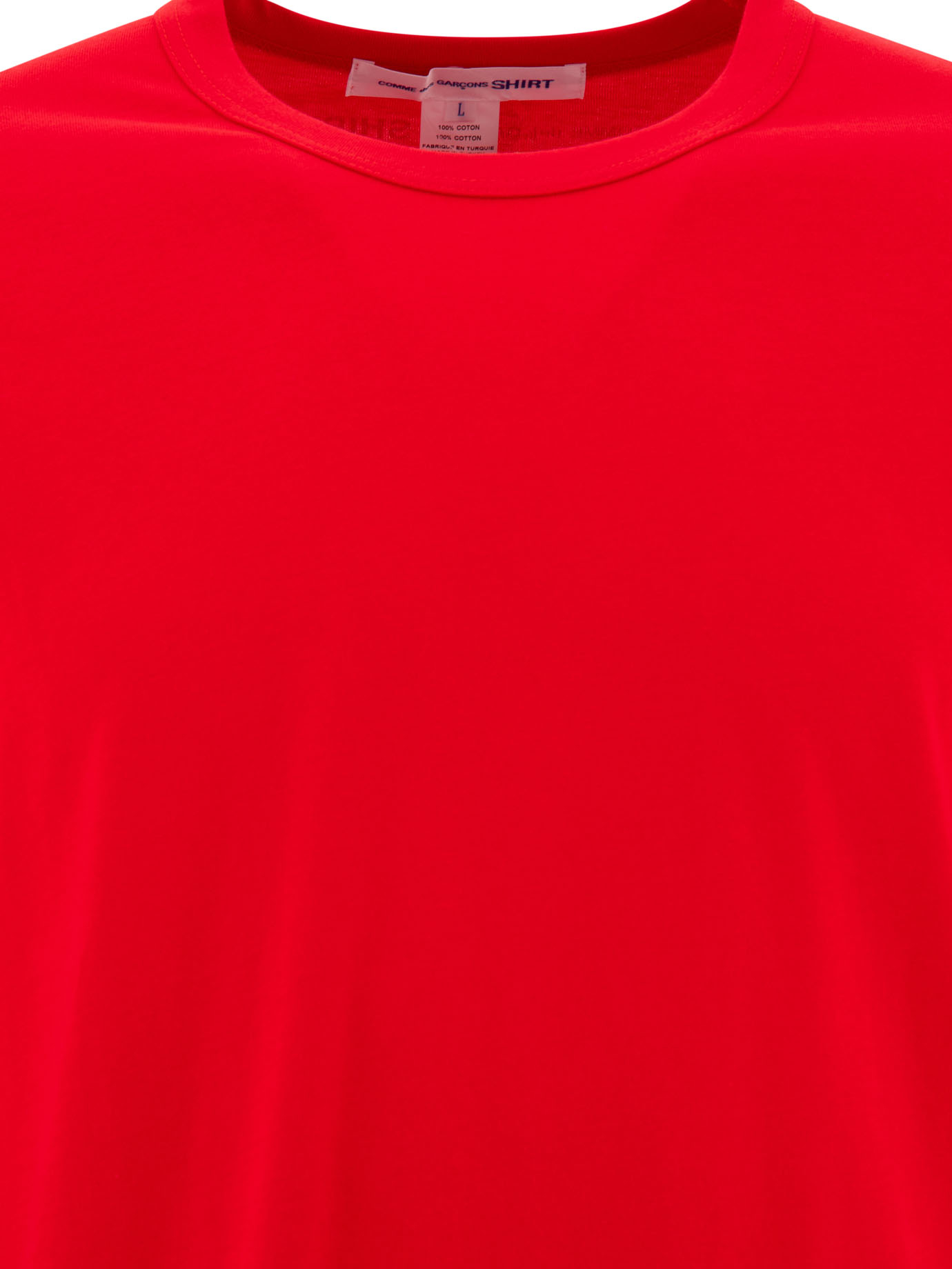 COMME DES GARçONS SHIRT Red Cotton t-shirt